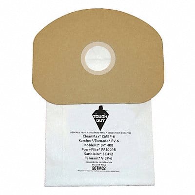 Vacuum Bag Paper 2-Ply Reusable PK10
