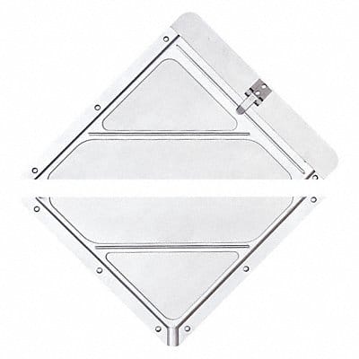 Front Plate Placard Holder 10-3/4 H