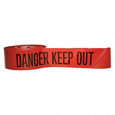 Barricade Tape Red 3 000 ft L 3 in