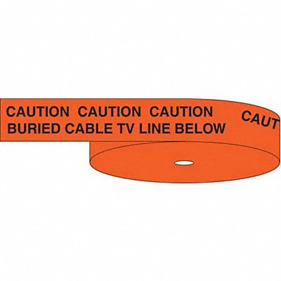 Underground Warning Tape 1000 ft.