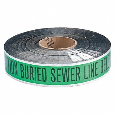 Undrgrnd Mrkng Tape Green 1000 ft L 2 in
