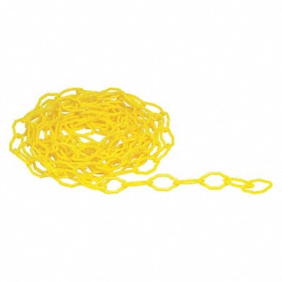 Plastic Chain 20 ft L Yellow