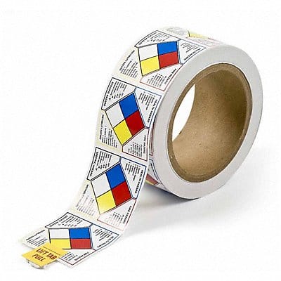 Right-to-Know Label 2 H 2 W PK500