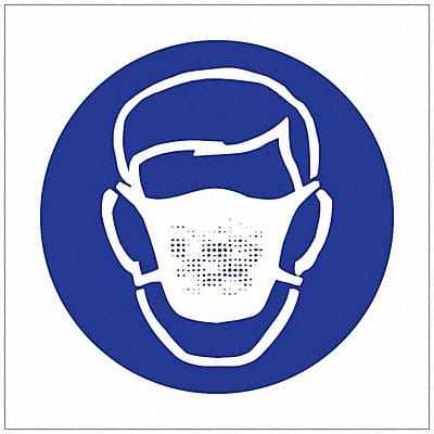Right-to-Know Label 1-1/2 H 1-1/2 W PK9