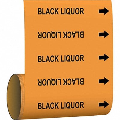 Pipe Mrkr Blck Liquor 30 ft H 8in W