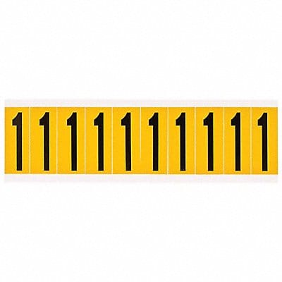 Number Label 1-15/16in.H Character Vinyl