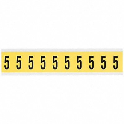 Number Label 1  Character Vinyl Cloth