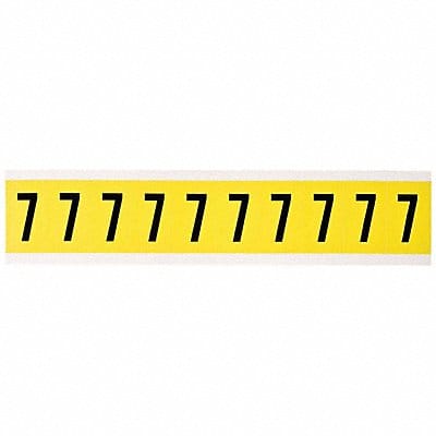 Number Label 1in.H Character Vinyl Cloth