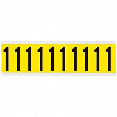 Number Label 1-15/16in.H Character Vinyl