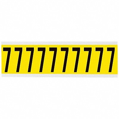 Number Label 1-15/16in.H Character Vinyl