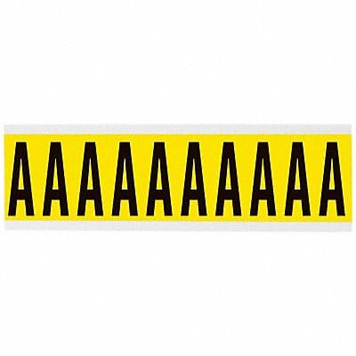 Letter Label 1-15/16in.H Character Vinyl