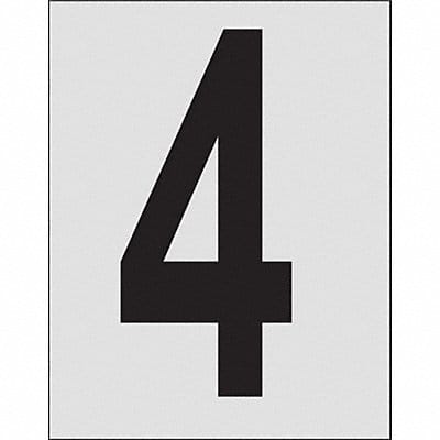 Number Label 1in.H Character PK25