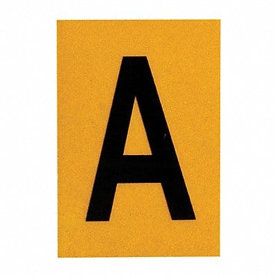 Letter Label 1in.H Character PK25