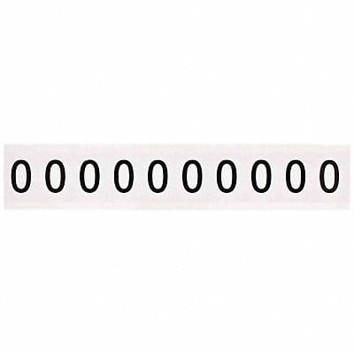 Number Label 1-1/2 H 1-1/6 W PK10