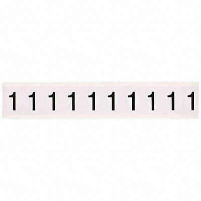 Number Label 1-1/2 H 1-1/6 W PK10