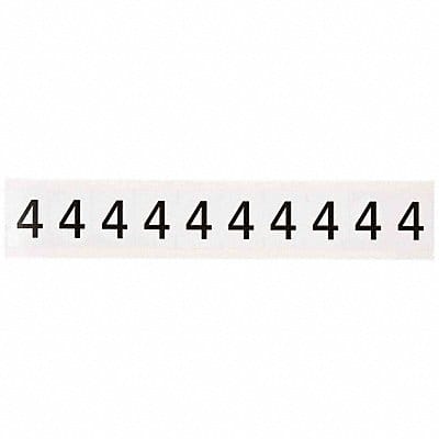 Number Label 1-1/2 H 1-1/6 W PK10