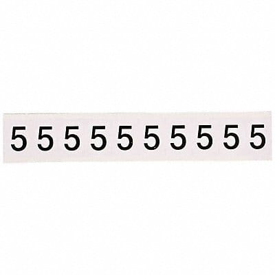 Number Label 1-1/2 H 1-1/6 W PK10