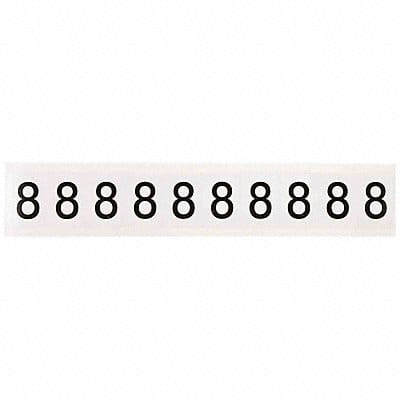 Number Label 1-1/2 H 1-1/6 W PK10
