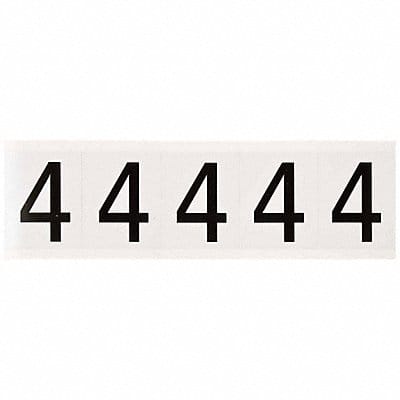 Number Label 2-1/4 H 1-13/16 W PK5