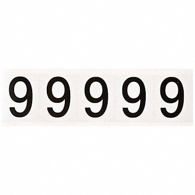 Number Label 2-1/4 H 1-13/16 W PK5