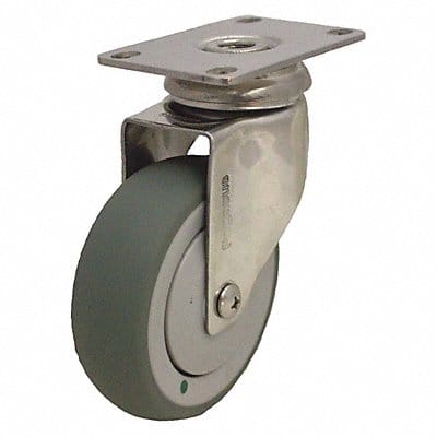 Quiet-Roll Medical Plate Caster Swivel Quiet-Roll Medical Plate Caster Swivel