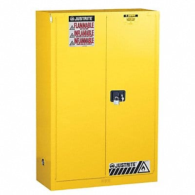 Flammable Safety Cabinet 90 gal Yellow