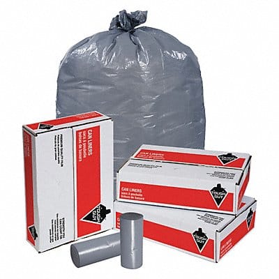 Trash Bags 33 gal Gray PK200
