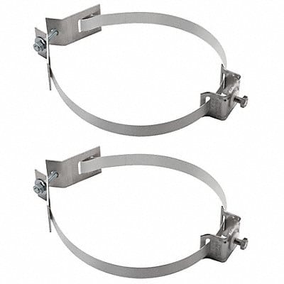Sign Mounting Brackets Silver SS PR