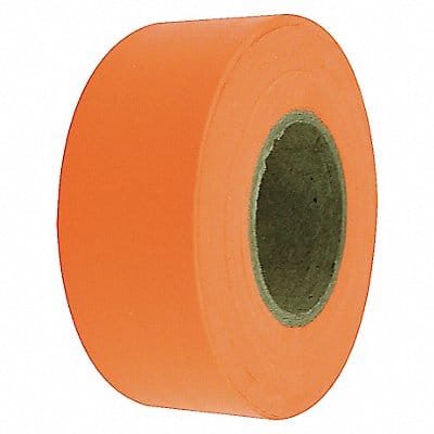 Flagging Tape Orange 150 ft L 1 3/16 in