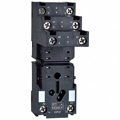 Relay Socket Square 8 Pins 12 A