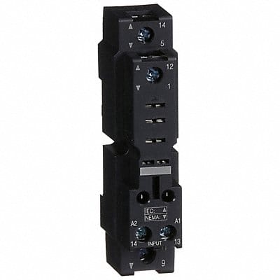 Relay Socket Square 5 Pins 16 A