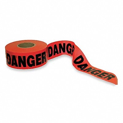 Barricade Tape Red 1 000 ft L 3 in