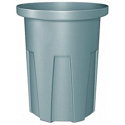 Trash Can 35 gal Gray