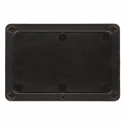 Blank Tag Plstc 3 1/5in H 4 5/7in W Blck