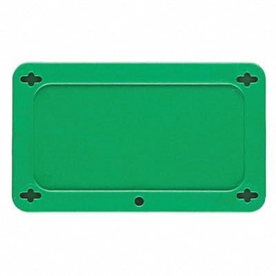 Blank Tag Plastc 2 1/5in H 3 5/7in W Grn