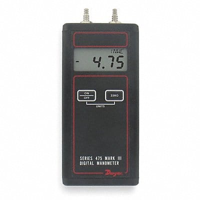 Handheld Digital Manometer 0 to 20 in wc