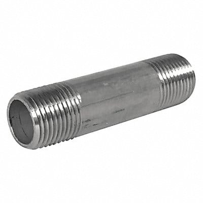 Nipple 3/8 In Thrd at One End 4 In 304 Nipple 3/8 In Thrd at One End 4 In 304