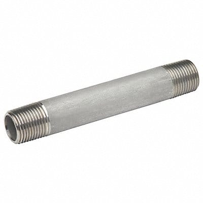 Nipple 1/8 In Thrd at Both Ends 9 In 304
