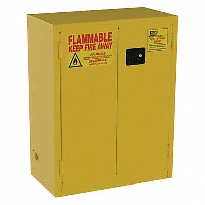 Flammable Safety Cabinet 28 gal Yellow Flammable Safety Cabinet 28 gal Yellow