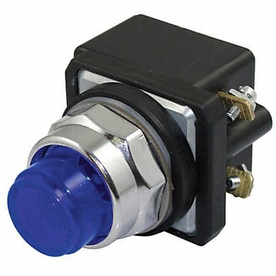 H6726 Pilot Light LED 120VAC/DC 30mm Chrome BL