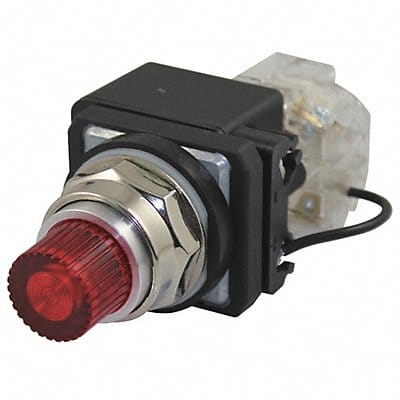 H6738 Pilot Light LED 120VAC 30mm Chrome RD