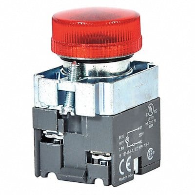 Pilot Light 22mm LED Red