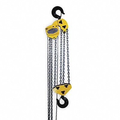 Manual Chain Hoist 20000 lb Lift 10 ft.