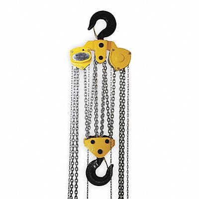 Manual Chain Hoist 40000 lb Lift 10 ft.