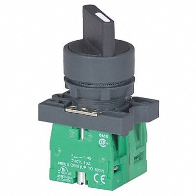 Non-Illum Selectr Swtch 22mm 3 Pos Lever
