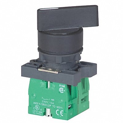 Non-Illum Selector Switch Silver 3P 2mm