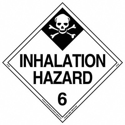 DOT Container Placard 10-3/4  W