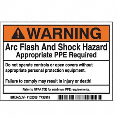 Label 3 1/2 inx5 in Polyester PK100