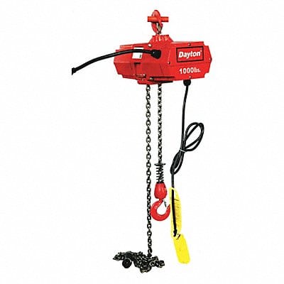 Electric Chain Hoist 1000 lb 10 ft.