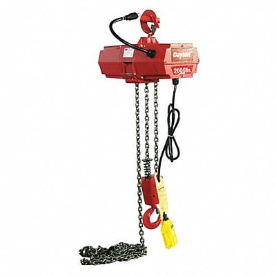 Electric Chain Hoist 2000 lb 10 ft.